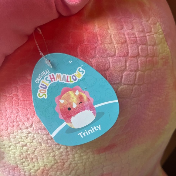 Trinity the Triceratop Squishmallow 16” - Picture 3 of 4